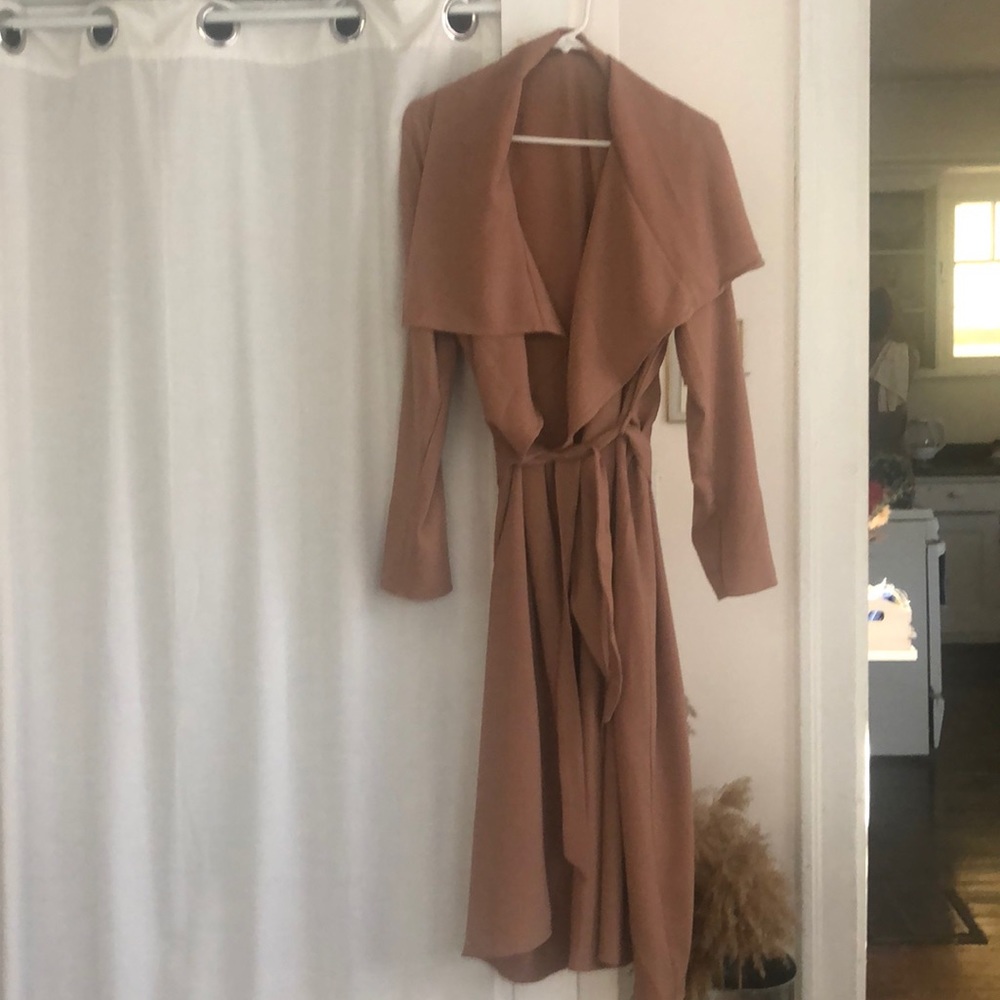 Rose colored duster large